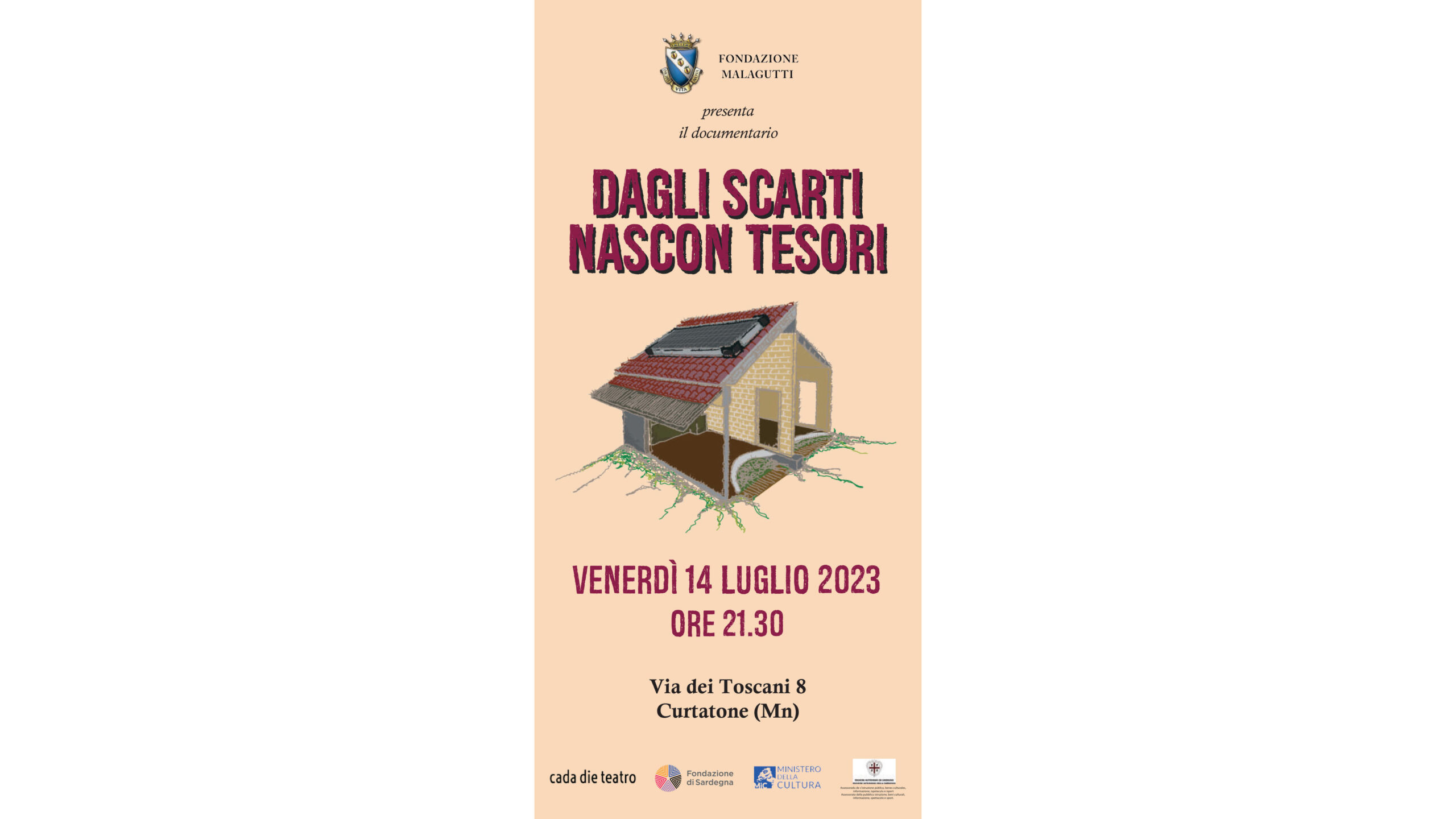 Presentazione del documentario “Dagli scarti nascon tesori” venerdì 14 luglio alle 21.30 – Via dei Toscani 8 Curtatone (MN)
